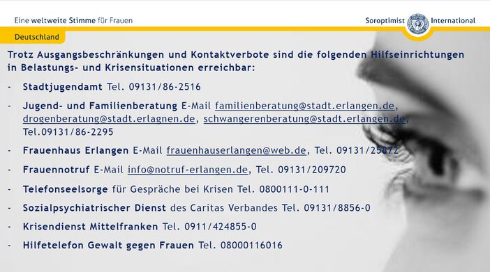 Hilfe in Krisensituationen - Kontakte